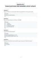 Davita Pct Ccht&NewLine;Updated Actual Exam Questions And&NewLine;Correct Answers