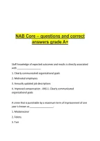 Solution to NAB Study Guide Questions