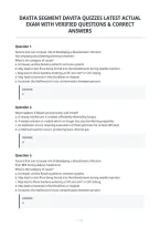 Davita Pct Water & Dialysate Segment Quiz&NewLine;Updated Actual Questions With&NewLine;Correct Answers