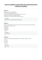 Davita Segment Davita Quizzes Latest Actual&NewLine;Exam With Verified Questions & Correct&NewLine;Answers