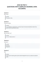 Hcb 102 Test 3&NewLine;Questions With Complete Answers &lpar;100&percnt;&NewLine;Accurate&rpar;