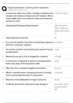Virginia Contractor Licensing Exam Questions &sol; PSI Content Outline & Practice &sol; Score 100&percnt; &sol; 2026 New Version Study Guide&NewLine;&NewLine;