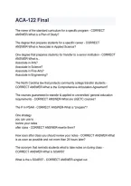 ACA 122 Final Exam Study Guide