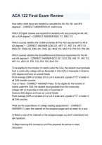 ACA 122 Final Exam Review Guide