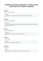 Hondros 160 Exam 2 Frequently Tested Actual&NewLine;Questions With Correct Answers
