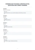 Hondros Nur 150 Exam 2 Updated Actual&NewLine;Questions And Correct Answers&NewLine;