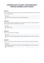 Hondros Nur 176 Exam 1 Questions With&NewLine;Verified Answers Latest Update