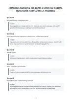 Hondros Nursing 150 Exam 2 Updated Actual&NewLine;Questions And Correct Answers&NewLine;