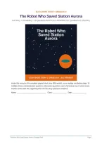 The Robot Who Saved Station Aurora &ndash; Sci-Fi Short Story Reading Comprehension COMPLETE PACK &lpar;Grades 6&ndash;9&comma; ESL&sol;EFL&rpar;&colon; Full Story &plus; Vocabulary &plus; Questions WITH FULL ANSWER KEY