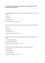 Aic Practice Test Study Guide 2026&ndash;2027 &vert; Exam Review&comma; Practice Questions And Answers