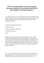 NUR 634 &lpar;Advanced Health Assessment & Diagnostic Reasoning&rpar; MIDTERM EXAM 2026&sol;2027 QUESTIONS AND CORRECT ANSWERS GRADED A&plus;