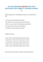 Nsg 5240 Midterm 2026&sol;2027 Practice Questions And Correct Answers Graded A&plus; 