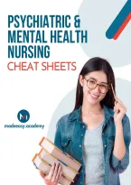 Psychiatric & Mental Health Nursing Cheat Sheets&colon; Quick Reference&comma; Active Recall & Mistake Finders