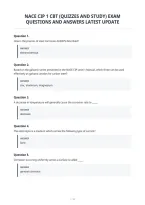 Nace Cip 1 Cbt &lpar;Quizzes And Study&rpar; Exam Questions And Answers Latest Update