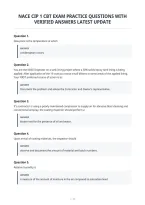 Nace Cip 1 Cbt Exam Practice Questions With Verified Answers Latest Update