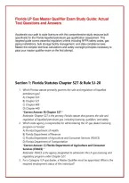 Florida LP Gas Master Qualifier Exam Study Guide&colon; Actual Test Questions and Answers