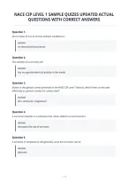 Nace Cip Level 1 Sample Quizes Updated Actual Questions With Correct Answers
