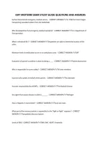 Emt Midterm Exam Study Guide Questions And Answers