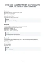 Hvac Esco Basic Test Review Questions With&NewLine;Complete Answers &lpar;100&percnt; Accurate&rpar;