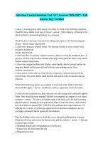 Infection Control Isolation Test ATI Answers 2026-2027 - Full Answer Key Verified
