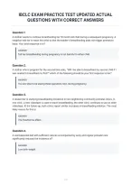 Ibclc Exam Practice Test Updated Actual&NewLine;Questions With Correct Answers&NewLine;