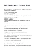 FAE &lpar;Fire Apparatus Engineer&rpar; Illinois  2027&sol;2028 Questions and Answers with Detailed Explanations&NewLine;