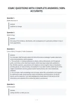 Ic&Rc Questions With Complete Answers &lpar;100&percnt;&NewLine;Accurate&rpar;&NewLine;