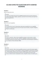 Ics 800 Expected Questions With Verified&NewLine;Answers