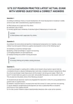 Ilts 237 Pearson Practice Latest Actual Exam&NewLine;With Verified Questions & Correct Answers&NewLine;