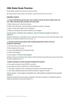 CNA State Exam Practice &vert; Patient Safety&comma; ADLs & Infection Control &vert; 40 Questions&comma; Answers & Rationales