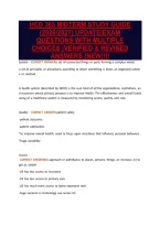 Hcd 303 Midterm Study Guide&NewLine;&lpar;2026&sol;2027&rpar; Update&vert;Exam&NewLine;Questions With Multiple&NewLine;Choices &vert;Verified & Revised&NewLine;Answers &lpar;New&rpar;&excl;&excl;&excl;