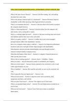 Fina 3332 Exam Questions Well Answered Latest Update 2026