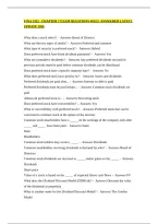 Fina 3332 - Chapter 7 Exam Questions Well Answered Latest Update 2026
