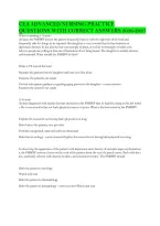 CEA Advanced Nursing Practice Questions with Correct Answers 2026&ndash;2027 &ndash; Nursing Exam Preparation Study Guide