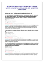 Micr 484 Exam Practice Questions And Correct Answers &NewLine;&lpar;Verified Answers&rpar; Plus Rationales 2026&ndash;2027 Q&A &vert; Instant &NewLine;Download Pdf