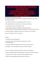 Nclex Exam Preview &lpar;2026&sol;2027&rpar;&NewLine;Update&vert;Exam&NewLine;Questions With Multiple&NewLine;Choices &vert;Verified & Revised&NewLine;Answers &lpar;New&rpar;&excl;&excl;&excl;