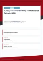 Test Bank & Rationales for Marketplace Wide Nursing Prep - Graded A&plus; Solutions