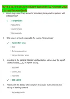 UTA NURS 5433 Final Exam Review 2026 &vert; Family II Practice Questions and Answers