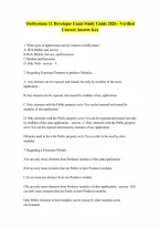 OutSystems 11 Developer Exam Study Guide 2026 - Verified Correct Answer Key