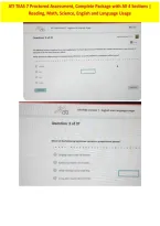 Ati Teas Exam Package All 4 Sections Reading-J Math-J Science-J Language&period;docx&NewLine;