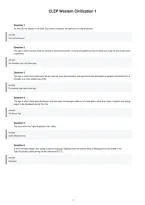 Clep Western Civilization I Practice Questions And Solutions