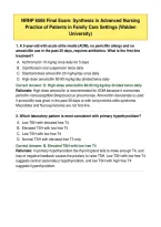 NRNP 6568 &ndash; Walden University &ndash; Final Exam Practice Questions with Answers