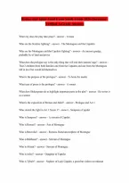 Romeo and Juliet Final Exam Study Guide 2026 Questions - Verified A-Grade Answers
