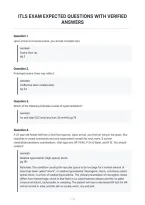 Itls Exam Expected Questions With Verified&NewLine;Answers&NewLine;