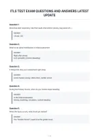 Itls Test Exam Questions And Answers Latest&NewLine;Update