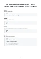 Kin 350 Midterm Review Frequently Tested&NewLine;Actual Exam Questions With Correct Answers&NewLine;