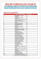 Hesi Rn Compass Exit Exam V2&NewLine;410 Original Ngn-Style Practice Questions&NewLine;2026&sol;2027 Comprehensive Study Guide &bull; Answers & Rationales&NewLine;