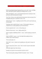 WSET Level 2 Wine Study Guide - A&plus; Graded Solutions