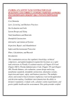 Florida &lpar;Fl&rpar; Septic Tank Contractor Exam &NewLine;Questions And Correct Answers &lpar;Verified Answers&rpar; &NewLine;Plus Rationales 2026&sol;2027 Q&A &vert; Instant Download &NewLine;Pdf