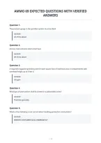 Ammo 69 Expected Questions With Verified Answers